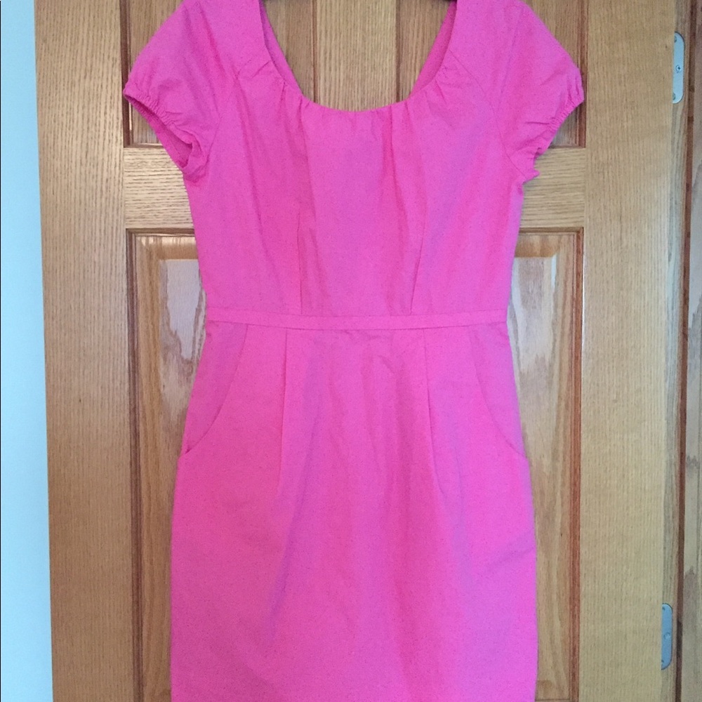 J Crew Pretty Pink Dress with Pockets!